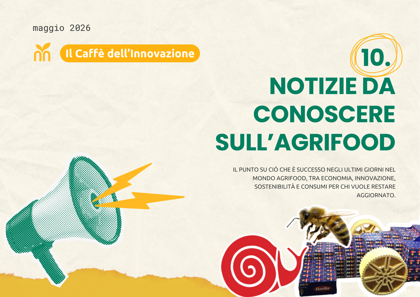 10. notizie da conoscere sull’agrifood Il Caffè dell’Innovazione maggio 2026